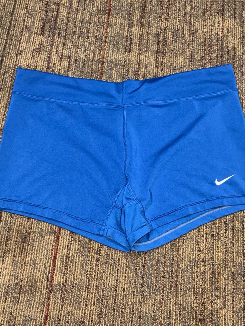 Nike Women’s Bright Blue Athletic Bike Shorts